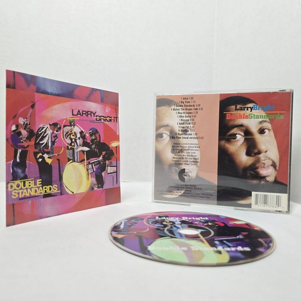 Double Standards Larry Bright CD 1994 Clean Music Records Lurenda Featherstone
